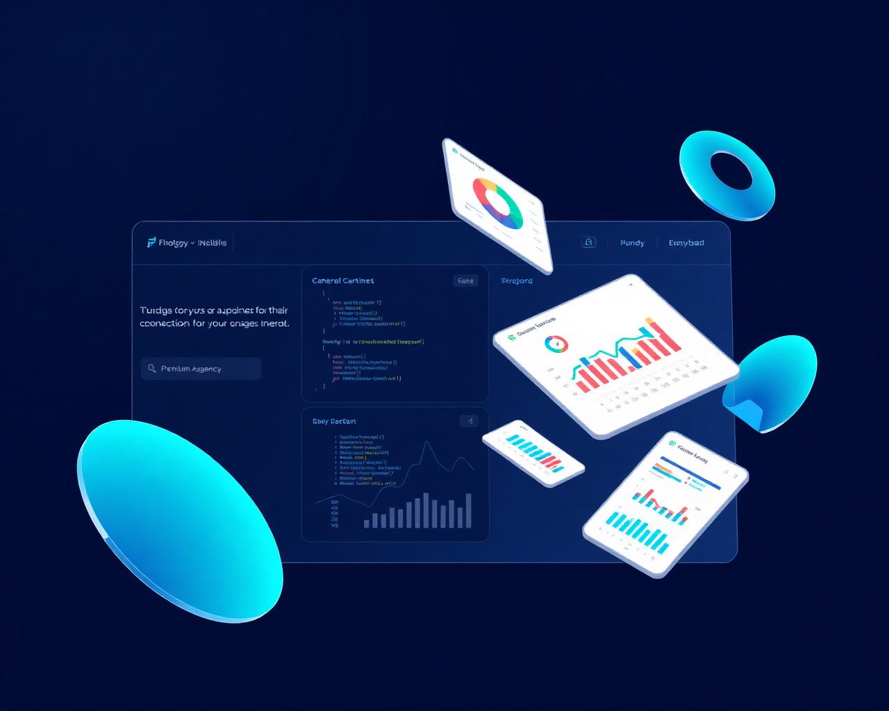 Modern analytics dashboard